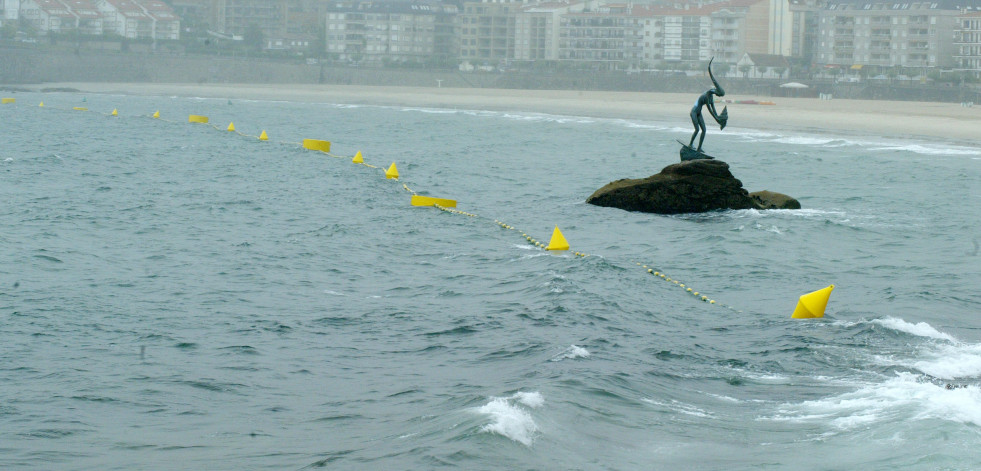 Sanxenxo adelanta el balizamiento de las playas de Panadeira, Silgar, Canelas y Caneliñas para Semana Santa