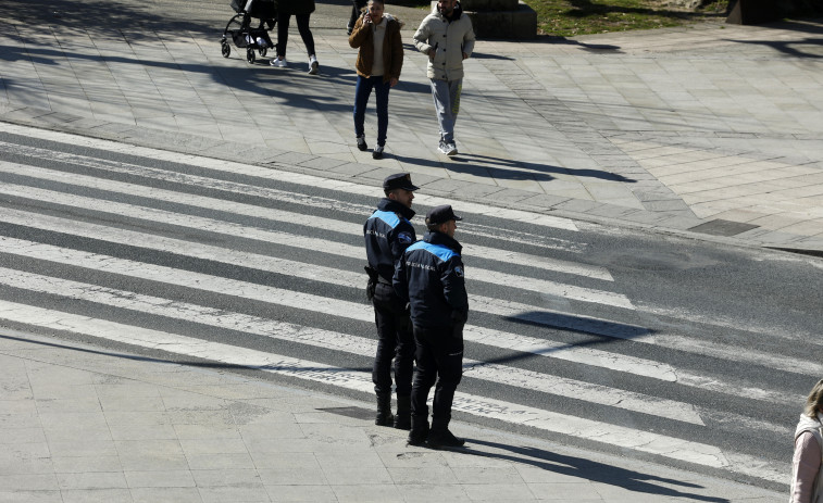 Da positivo en alcoholemia tras chocar contra un bolardo en Vilagarcía