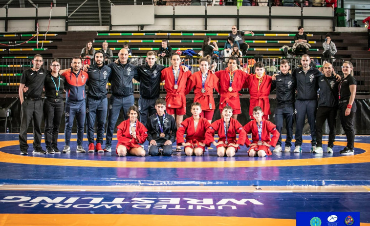 El Judo Club Senín regresa con siete medallas del Nacional de Lucha Sambo