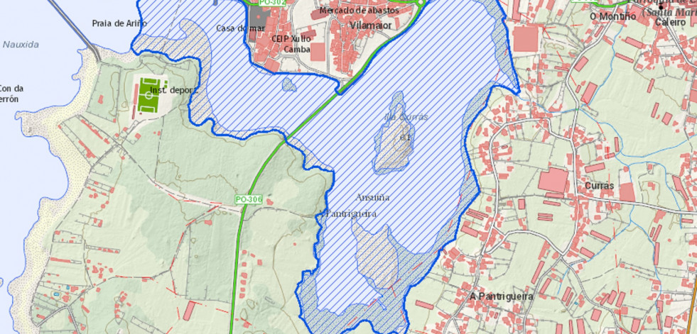 La Xunta incorpora la ensenada de Vilanova  al catálogo de zonas húmedas de Galicia