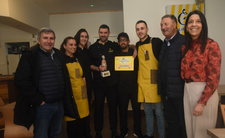 El local hostelero Golimbreo gana el concurso de la Ruta de Tapas del Pequeno Entroido de Ribeira