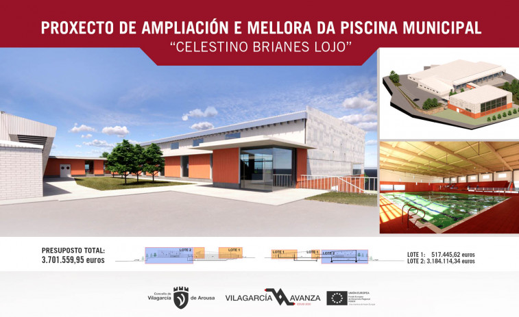 Así será la nueva piscina municipal de Vilagarcía