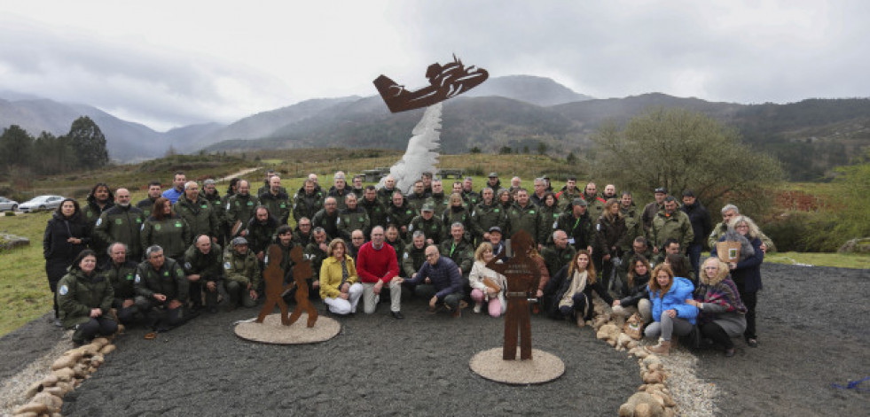 Justo recuerdo en Lobios a tres pilotos de hidroaviones fallecidos