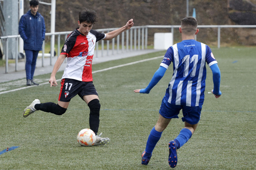 El Arosa juvenil visita en Gijón al Sporting, segundo clasificado