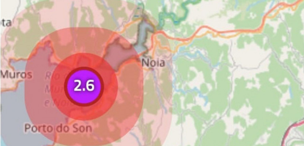 Muros registra un terremoto de 2,6 grados de magnitud