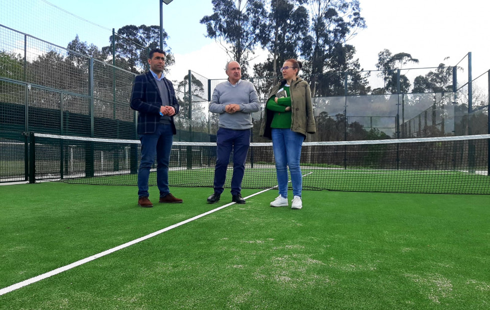 La Xunta dota a Moraña de una nueva pista de pádel