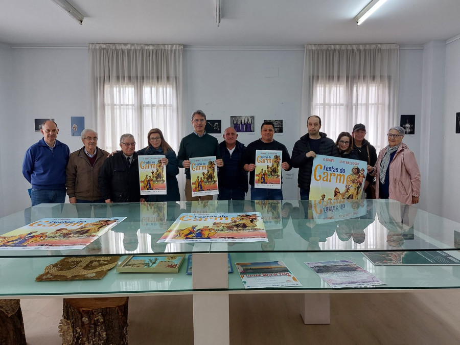 La comisión de fiestas de San Martiño asume la organización de los festejos de la Virxe do Carme de O Grove