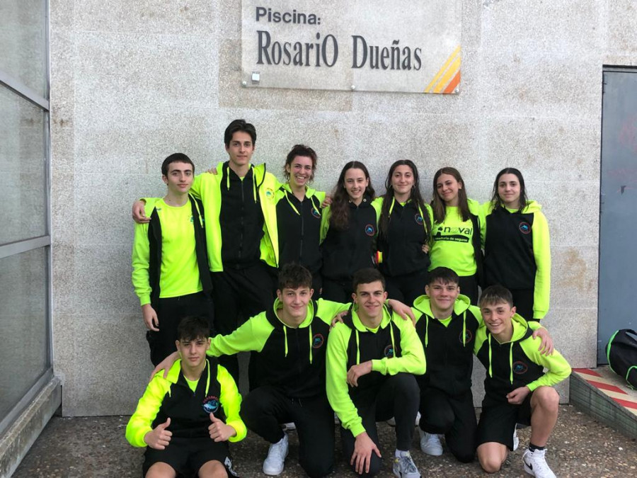 El Salvamento Vilagarcía regresa cargado de medallas del Campeonato Gallego