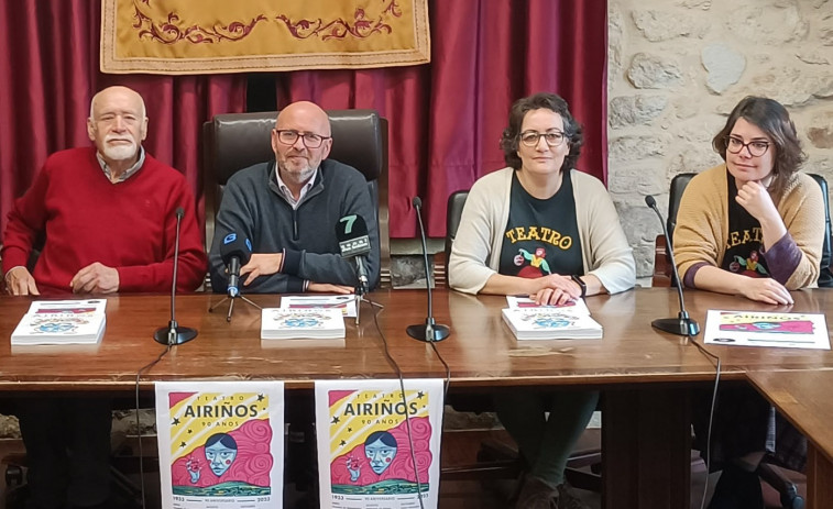 Airiños celebra su 90 aniversario con un libro conmemorativo, una romería, veladas, una muestra y el estreno de una función teatral