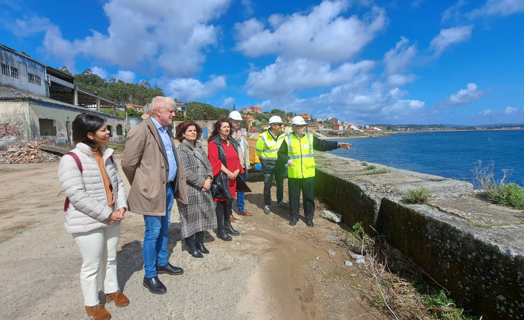 Prevén que remate en verano la regeneración de una zona litoral en A Ribeiriña, con 800.000 euros de inversión