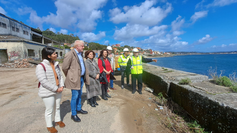 Prevén que remate en verano la regeneración de una zona litoral en A Ribeiriña, con 800.000 euros de inversión