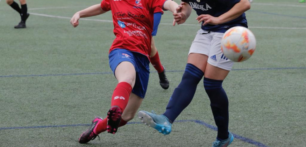 El Umia corta su racha de derrotas al empatar ante el Oviedo B