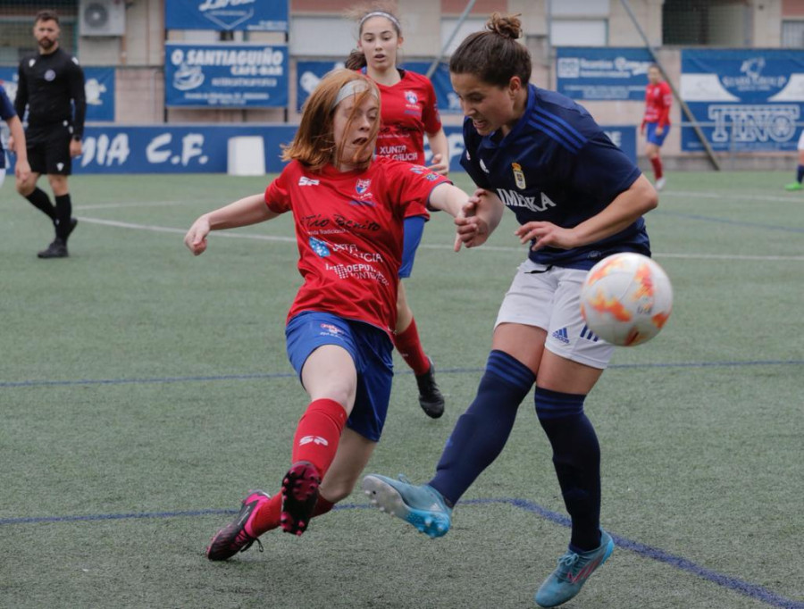 El Umia corta su racha de derrotas al empatar ante el Oviedo B