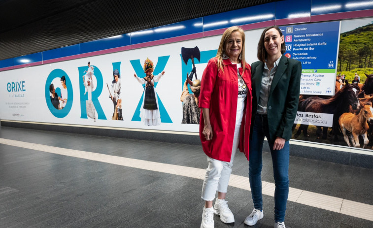 La campaña “Orixe Rías Baixas” en el metro de Madrid llegó a un millón de personas en un mes