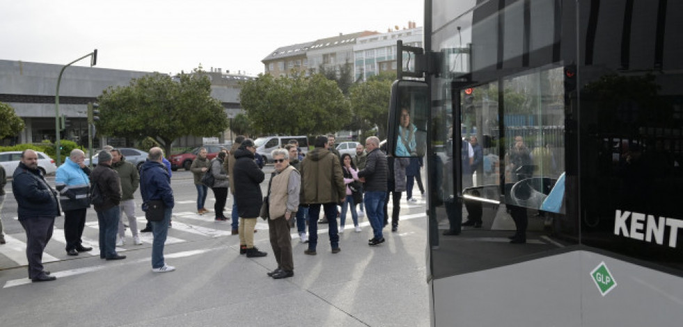 El transporte en autobús, paralizado en toda Galicia tras una huelga 
