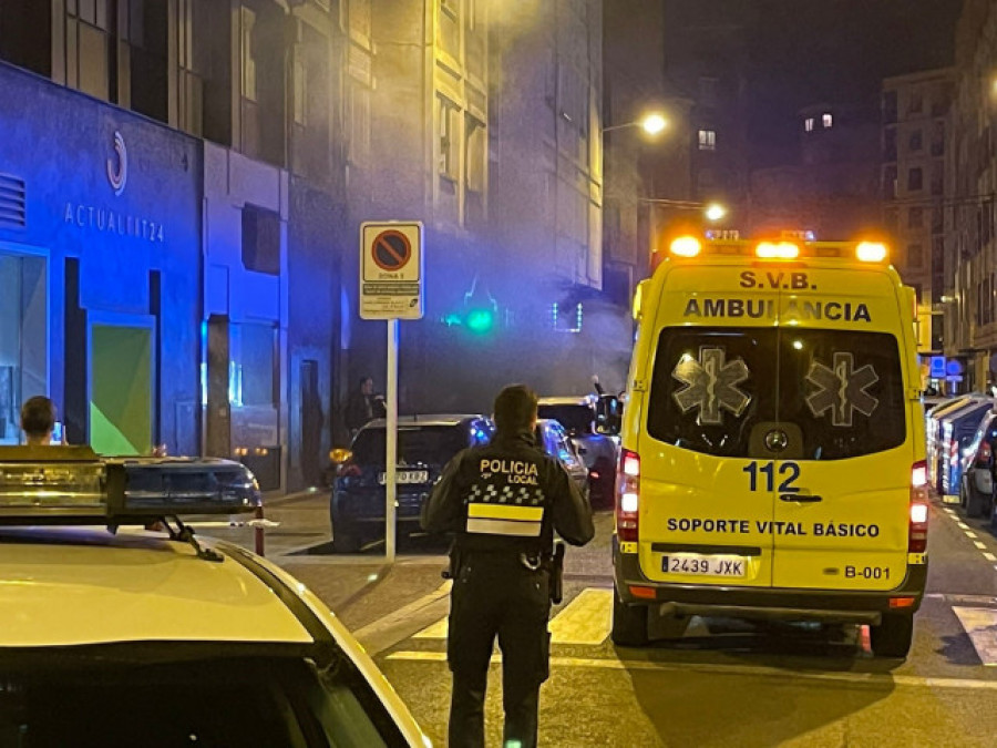 Dos personas heridas, una de ellas grave, en el incendio de una discoteca en Logroño