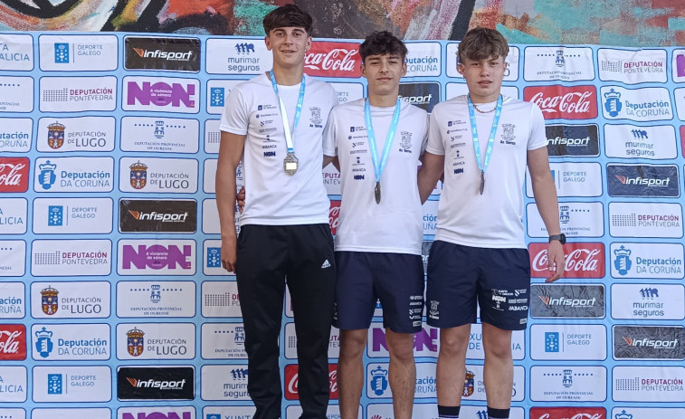 Doce medallas para la cantera arousana en el Autonómico Infantil y Cadete