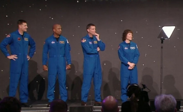 La NASA ya tiene a los cuatro astronautas que irán a la Luna 50 años después