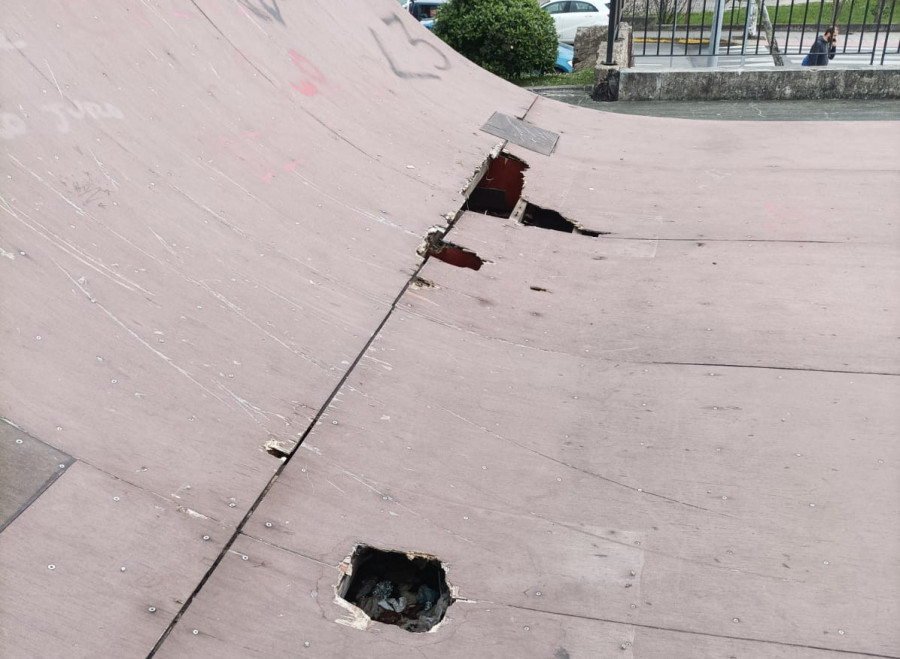 El PP de Boiro denuncia el abandono y falta de mantenimiento de la pista de skate de A Boqueira de Anegral
