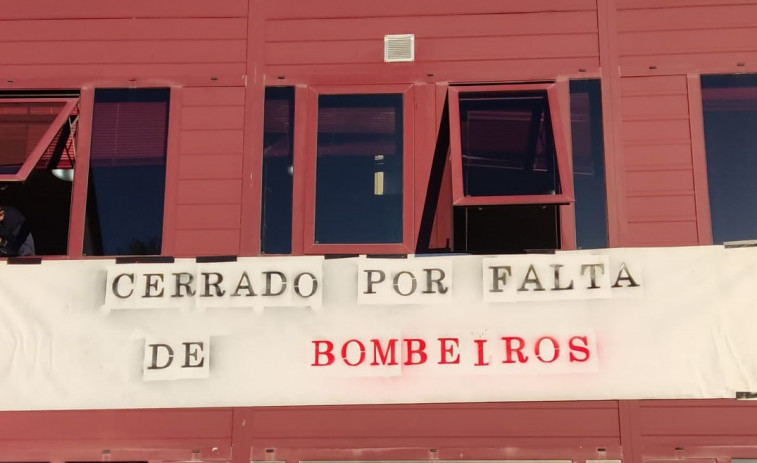 Cierra el parque de Bomberos de Vilagarcía por segundo día consecutivo