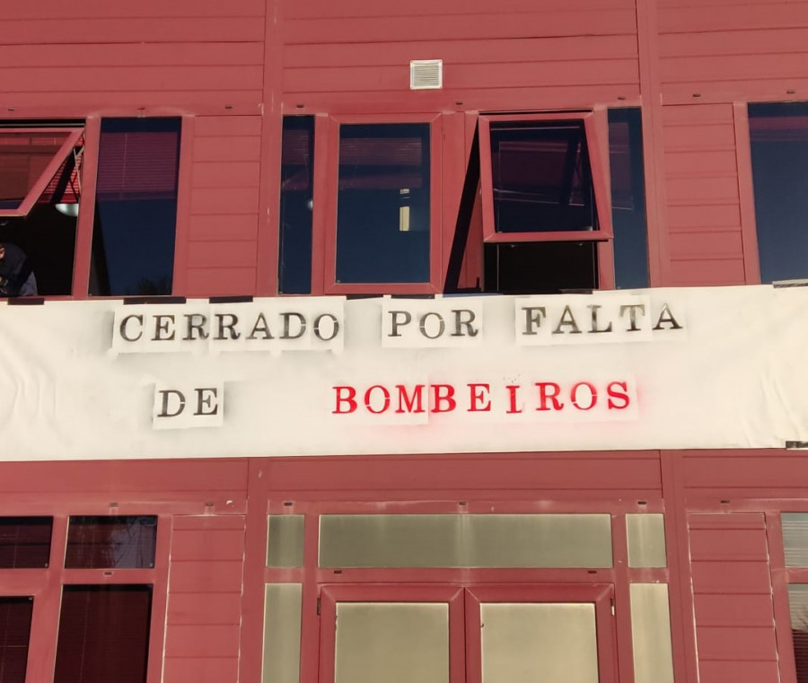 Cierra el parque de Bomberos de Vilagarcía por segundo día consecutivo