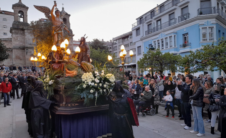 Los actos centrales de la Pascua en O Barbanza empiezan con Vía Crucis y también con ocio infantil