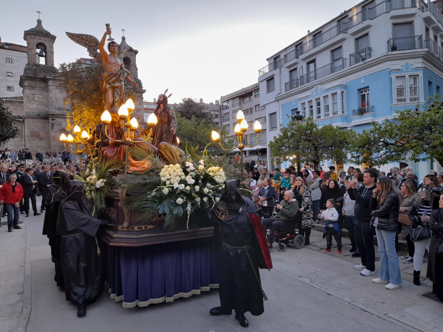 Los actos centrales de la Pascua en O Barbanza empiezan con Vía Crucis y también con ocio infantil
