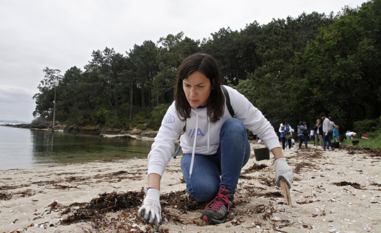 La asociación A Xiada en Marcha organiza una jornada de concienciación medioambiental en Carril