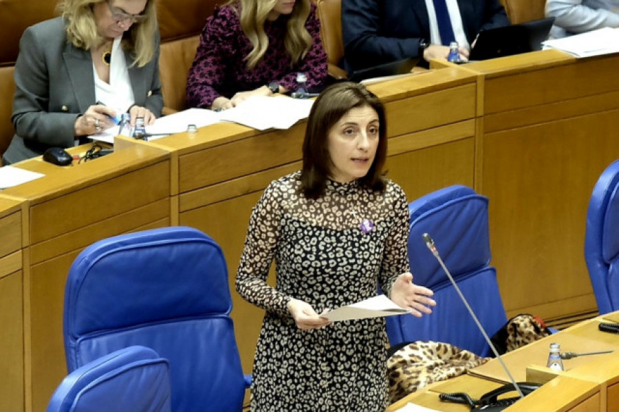 Ángeles Vázquez pide al BNG que "quire a careta" y defiende que Altri no es contaminante ni afectará a la Ría de Arousa