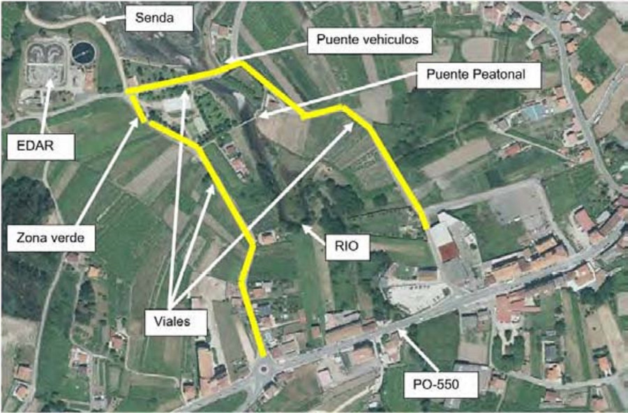 Meaño proyecta una nueva senda desde Ponte Dena de más de 800.000 euros