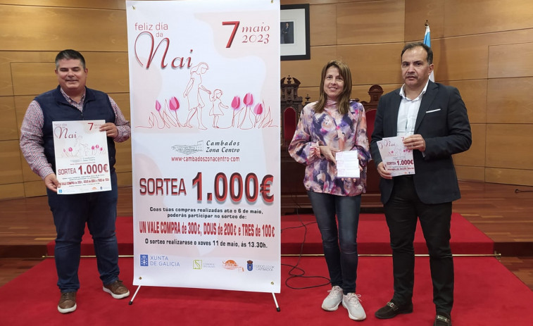 Zona Centro sortea mil euros por el Día da Nai y vuelve al método tradicional de participación
