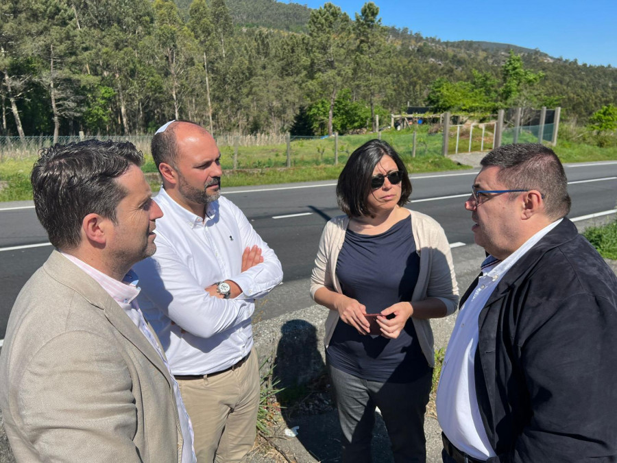 El grupo provincial socialista propondrá a la Diputación la mejora de la carretera DP-1105, de Boiro a Noia