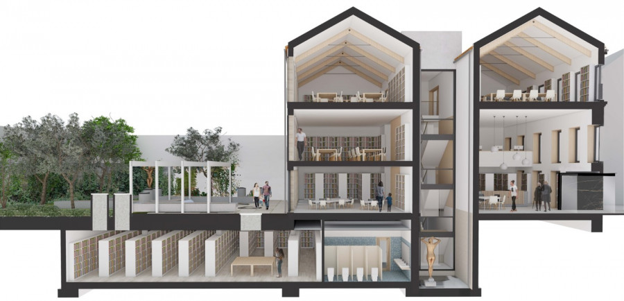 Adjudicada de manera provisional con una rebaja del 3% la creación de la futura biblioteca de Ribeira