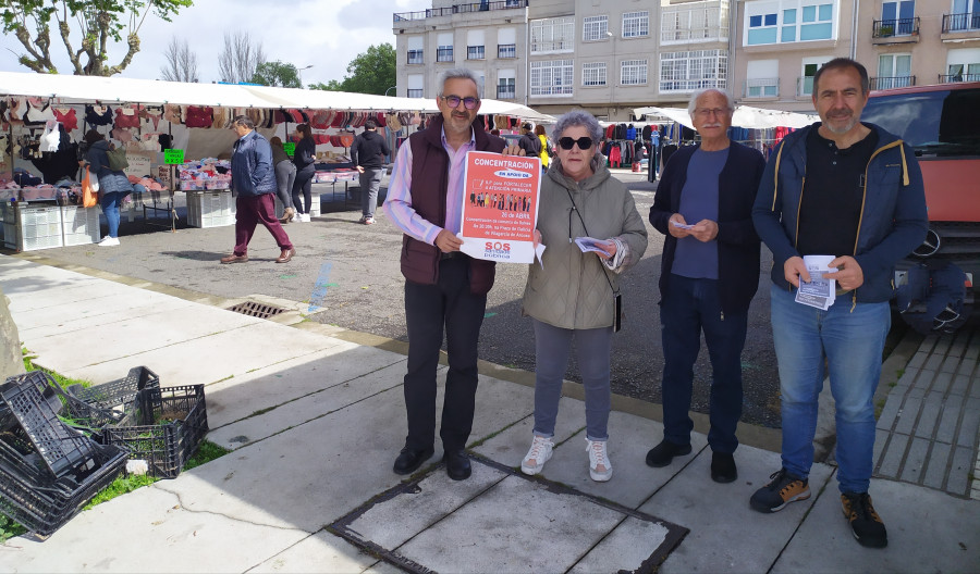 SOS Sanidade convoca una concentración para el miércoles en Vilagarcía en defensa de la Atención Primaria