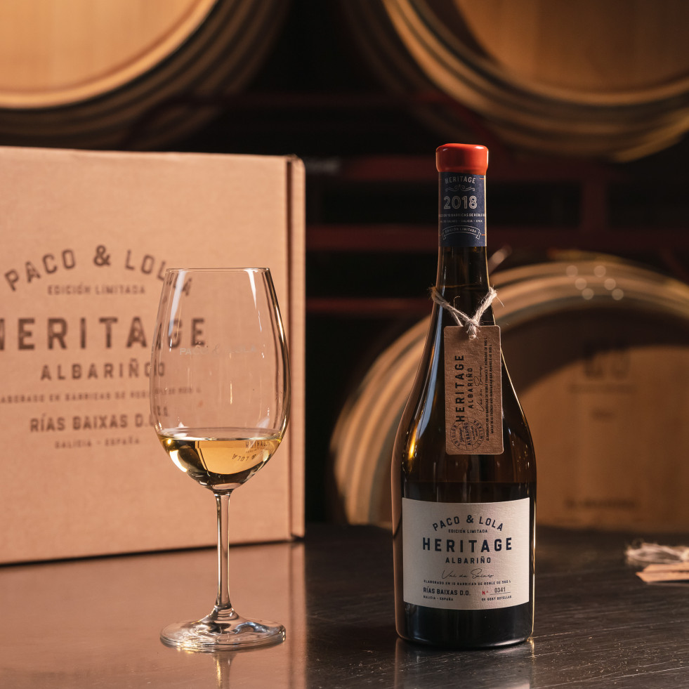 El albariño “Heritage” de Paco & Lola se alza con medalla de oro en dos certámenes de prestigio
