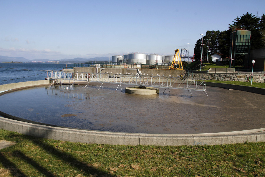 La mala calidad de las aguas impide que la EDAR de Vilagarcía a pleno rendimiento sea eficaz