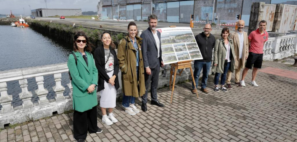 Piscinas de agua salada y zonas ajardinadas: El PSOE presenta su propuesta para O Ramal