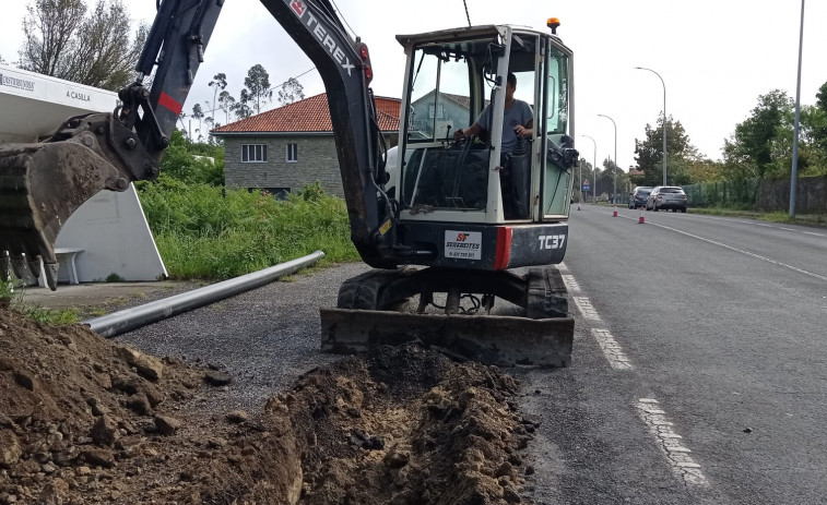 La parroquia de O Araño, en Rianxo, comenzará a conectarse a la red general de abastecimiento de agua