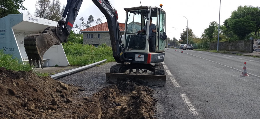 La parroquia de O Araño, en Rianxo, comenzará a conectarse a la red general de abastecimiento de agua