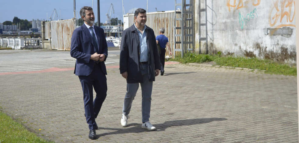Varela explica al eurodiputado Nicolás González su proyecto para O Ramal
