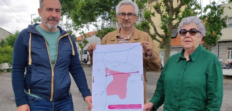 El BNG propone una nueva carretera entre Campo de Outeiro y Pereira, en Sobradelo