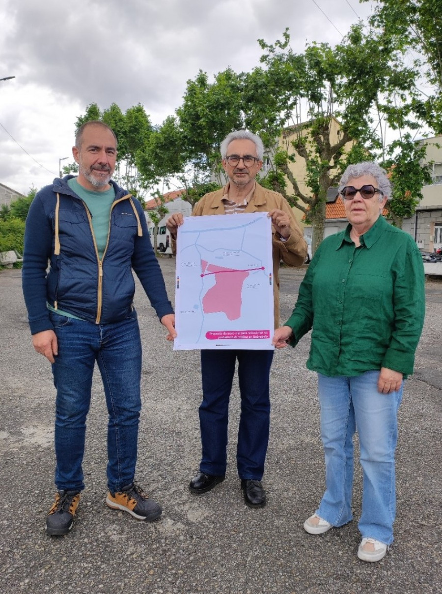 El BNG propone una nueva carretera entre Campo de Outeiro y Pereira, en Sobradelo