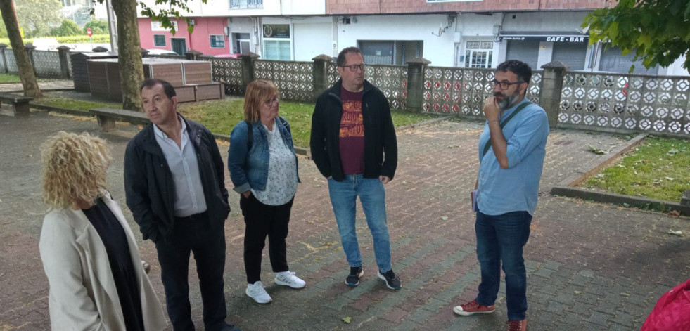 Fajardo promete la remodelación integral del parque de As Pistas para uso deportivo social y zona verde