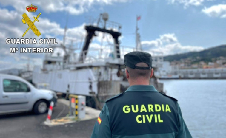 Intervenidos 850 kilos de pescado sin documentar en Marín a un vecino de Cambados