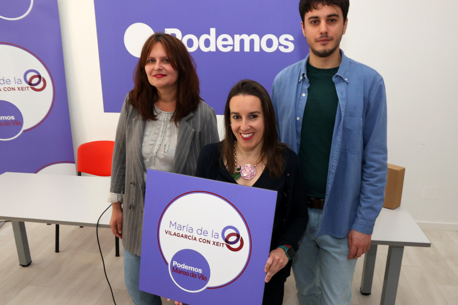 Antón Gómez- Reino respalda a María de la O Fernández en el acto central de Podemos