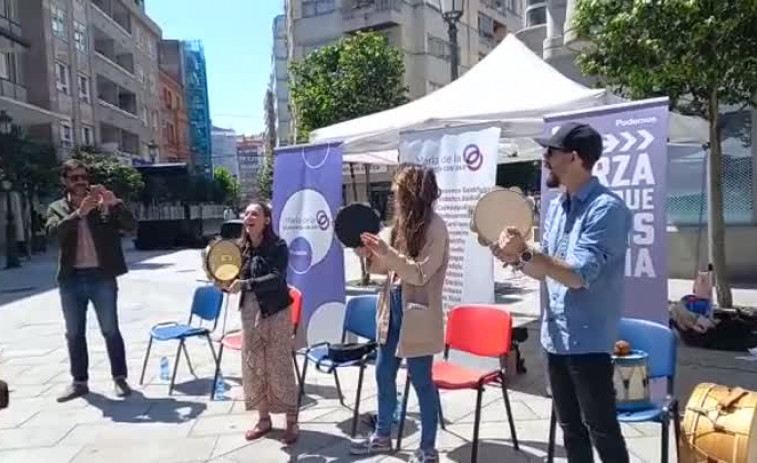 María de la O, unha pandereteira con xeito
