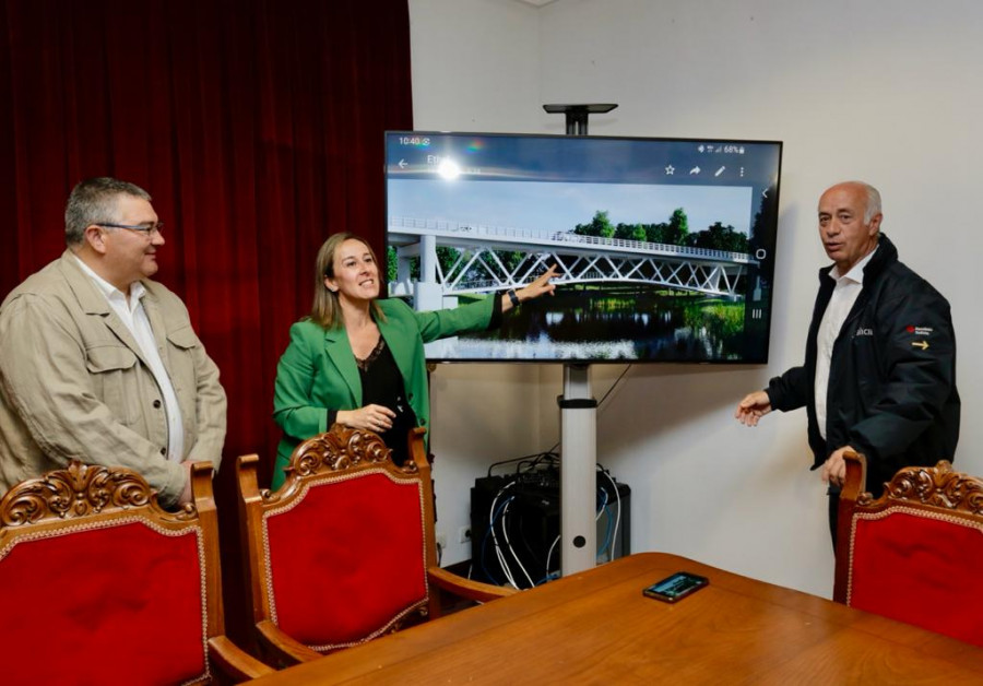 El puente colapsado de Pontearnelas será desmontado y harán otro nuevo