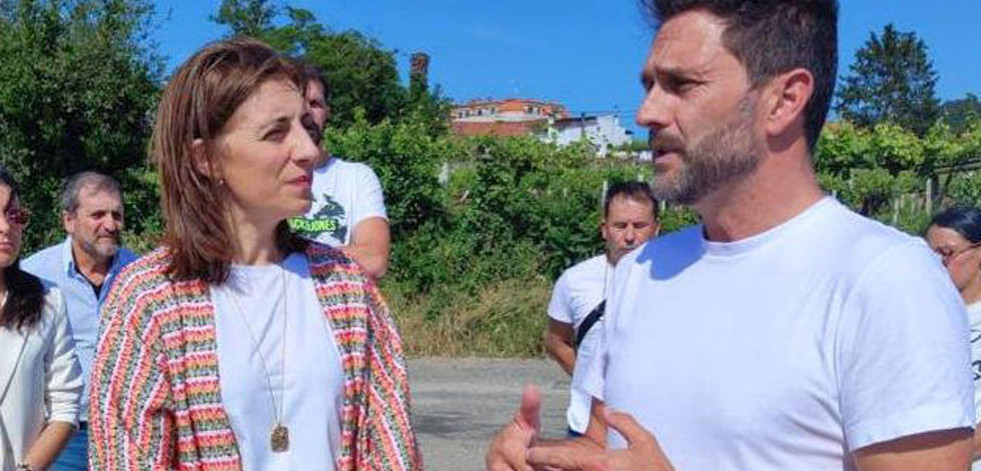 Ángeles Vázquez da su apoyo a Sueiro para “dinamizar” Meaño