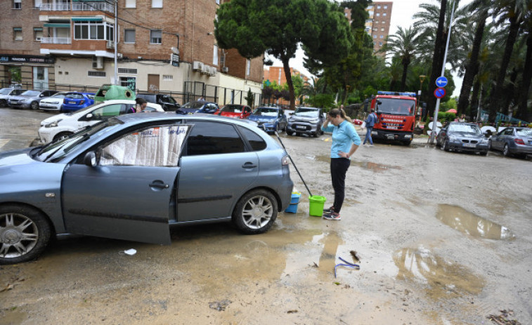 Murcia sigue bajo la influencia de la borrasca y la situación meteorológica aconseja no bajar la guardia