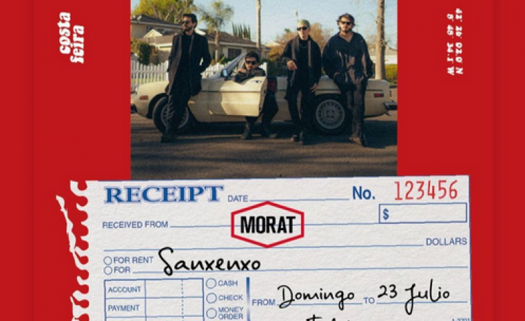 El grupo Morat se suma al cartel de conciertos del festival Costa Feira de Sanxenxo